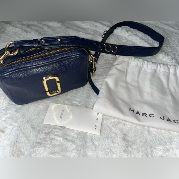 SoftShot by MARC JACOBS crossbody bag NAVY blue - Picture 2 of 13